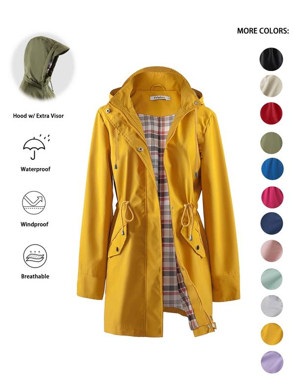 🔥HOT SALE 50% OFF🧥💦Womens Chic. Lightweight. Waterproof Jacket🍃-Unleash Style and Durability in Any Storm!