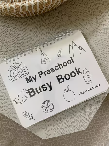 My Preschool Busy Book(12 Different Themes Pages)📚Best Christmas Gift for kids🎁