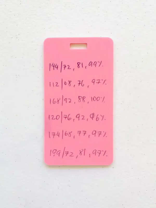 🩺Erasable Badge Note | Dual-Side Writable, Fade-Proof & No Blur (🖊Write. Wipe. Repeat.) 🎁Free Badge Clip Included📋
