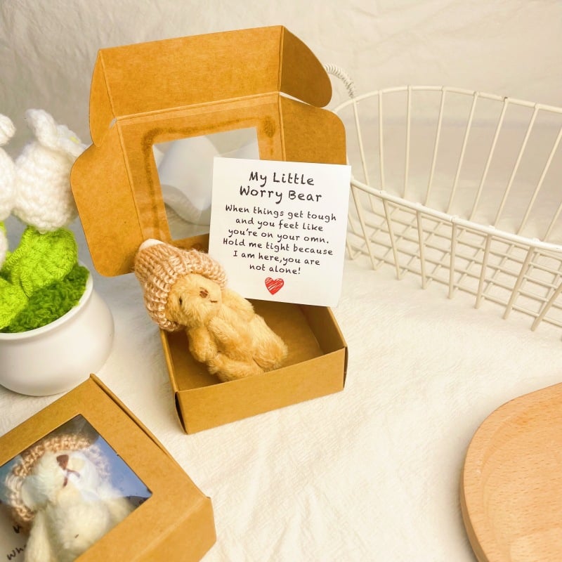 🎁Hot Sale ONLY £7.99 TODAY!!🧸✨Little Bear in Box, My Little Worry Bear