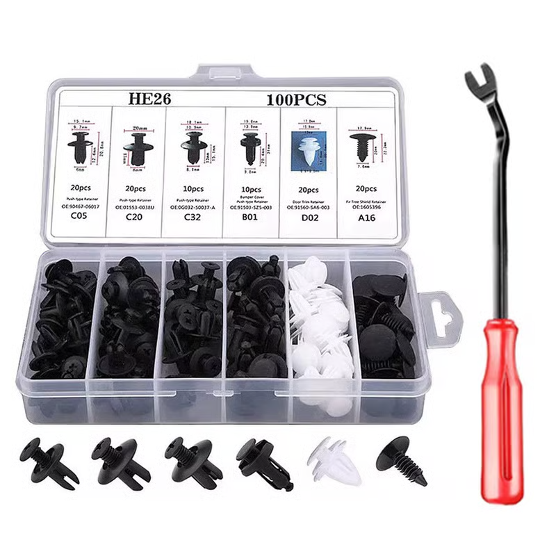 🔥 LAST DAY 49% OFF-100pcs Universal Expansion Screw Clips Set– Suitable For Car Mudguards, Door Panels, C05 C20 C32 B01 D02 A16 automotive parts.