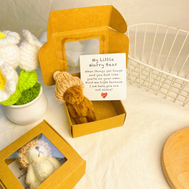 🎁Hot Sale ONLY £7.99 TODAY!!🧸✨Little Bear in Box, My Little Worry Bear