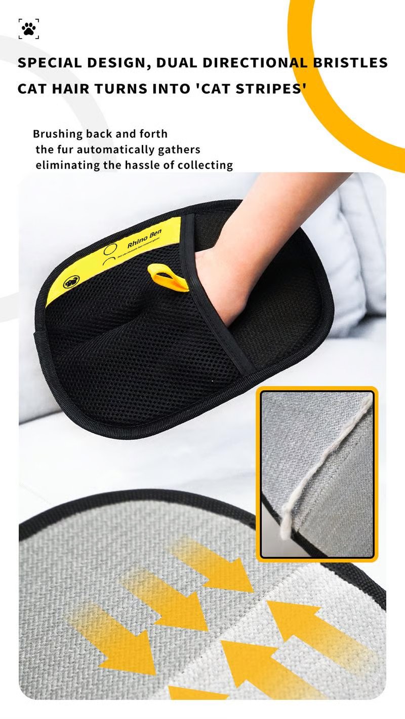 ⏳Time-Limited Special⏰Reusable Electrostatic Pet Hair Removal Glove - Works on Clothes, Couch, Car & All Fabric Surfaces