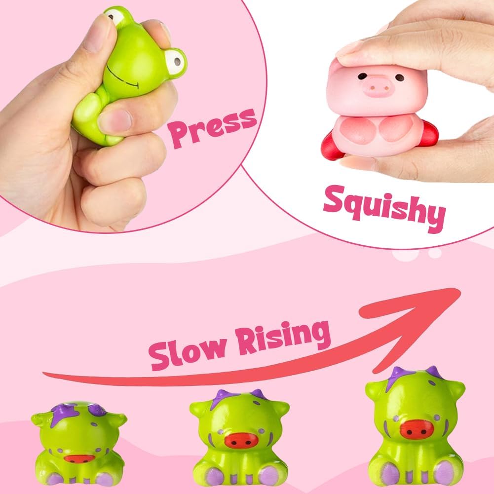 🔥Last Day Special Price ￡9.99!!⚡50K+ SOLD🎁12/24PCS Easter Eggs Prefilled Slow Rising Squishy Toys