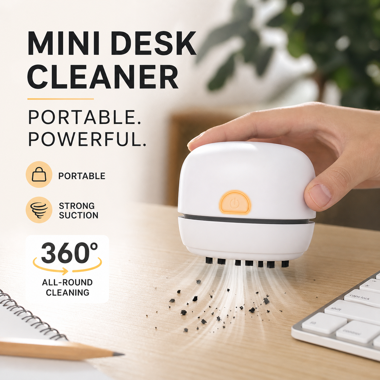 🎉limited time offer✨Portable Mini Desk Vacuum Cleaner🔥