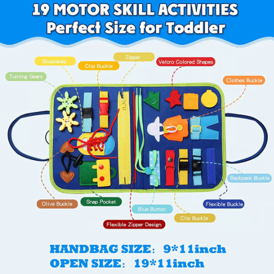 🔥Felt Learning Board Busy Board