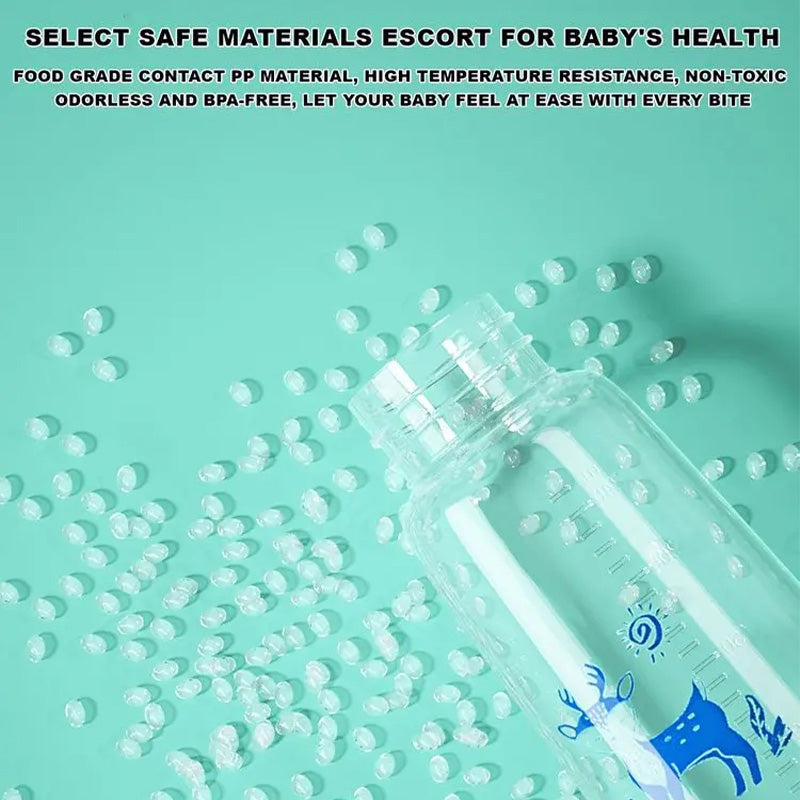 Professional Safe Silicone Bottle with Extended Straw