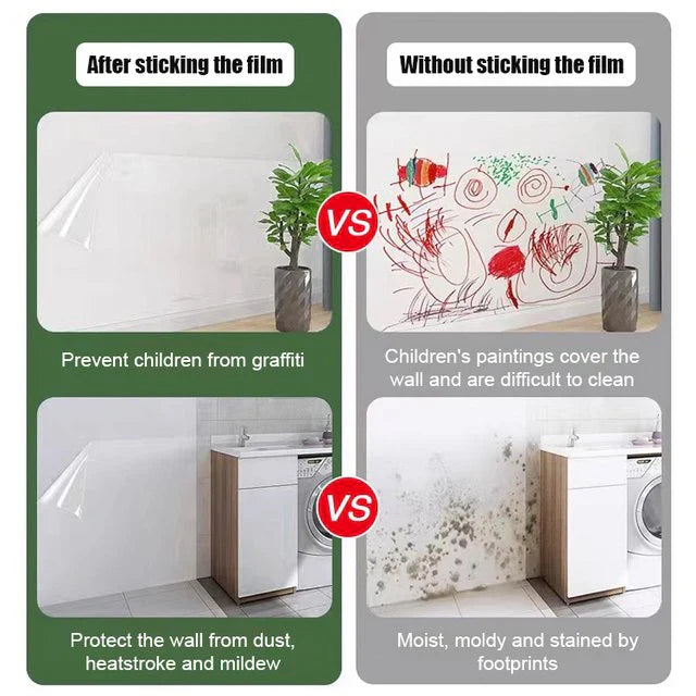 🤩🤩2025 NEW SALE🤩🤩Transparent waterproof and anti-oil static adsorption wall stickers for home use