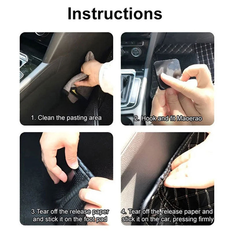 🚗🔩 20PCS Car foot mat fixing sticker