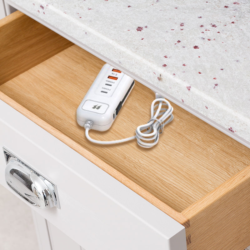 ⚡ Fast Charging Power Strip | Christmas SALE 50% OFF | 4-Port Smart Hub with 30-Min Boost & Surge Protection | Declutter Your Desk & Travel Setup 🎄✨