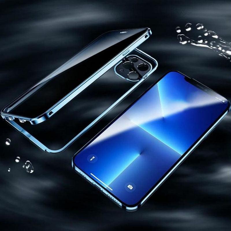Tempered Glass Anti Peeping Case for iPhone Series