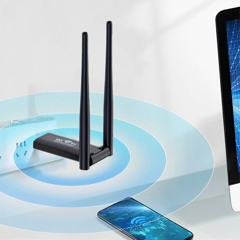 📶 BUY 2 GET 1 FREE! ✨ USB WiFi Booster - Dual Antenna Technology for Enhanced Home/Office Network Coverage with Easy Setup 🏠🚀