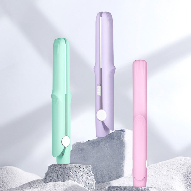 🎁Hot Sale⏳2-in-1 Mini Curling Wand & Flat Iron Hair Straightener