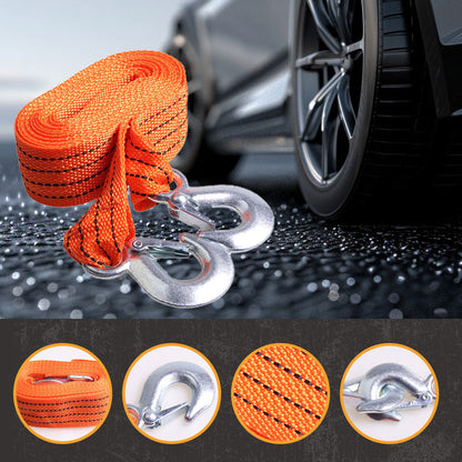 🚛 2026 NEW ARRIVAL | 3-Ton Tow Strap for Truck/SUV | Heavy Duty Rescue Tool ⚡【60% OFF】