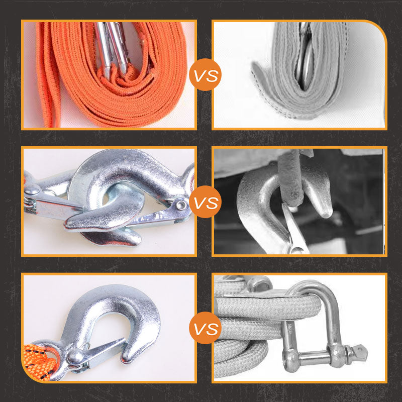 🚛 2026 NEW ARRIVAL | 3-Ton Tow Strap for Truck/SUV | Heavy Duty Rescue Tool ⚡【60% OFF】