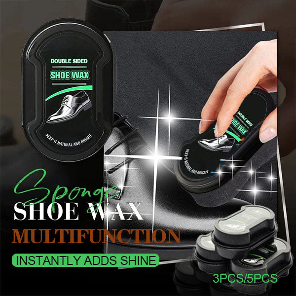 🔥Hot Sale🔥Portable Multi-Purpose Care Shoe Wax (including Shoe brush)👞✨Instant Shine, Anytime Anywhere!🧽