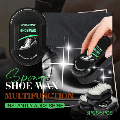 🔥Hot Sale🔥Portable Multi-Purpose Care Shoe Wax (including Shoe brush)👞✨Instant Shine, Anytime Anywhere!🧽