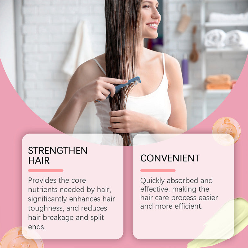 💝Deeply moisturizes, nourishes, and repairs 💝3-in-1 Hair Mask