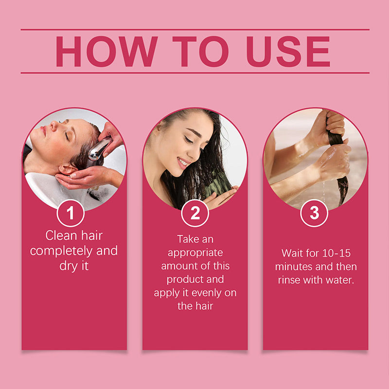 💝Deeply moisturizes, nourishes, and repairs 💝3-in-1 Hair Mask