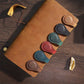 Vintage Magnetic Leather Bookmark