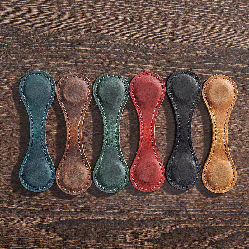Vintage Magnetic Leather Bookmark