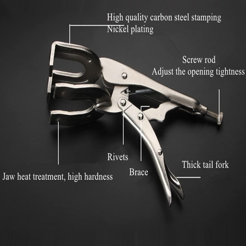 Adjustable U-shaped Multi-function Pipe Welding Butt Pliers