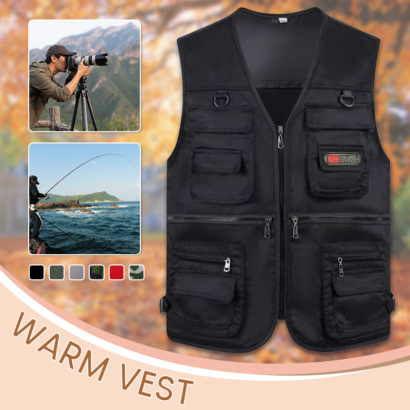 🔥🧥Men's Outdoor Fishing Vest with Pockets