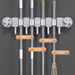 Drill-Free Suction Cup Mop Holder for Bathroom