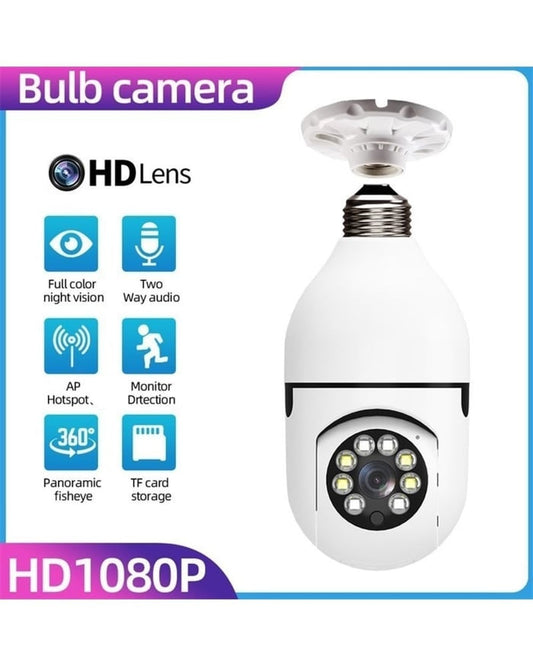 💥Hot-selling🔥Hawkray 4MP Smart AI Light Bulb Camera with 911 Alarm Monitoring & Full Color Night Vision