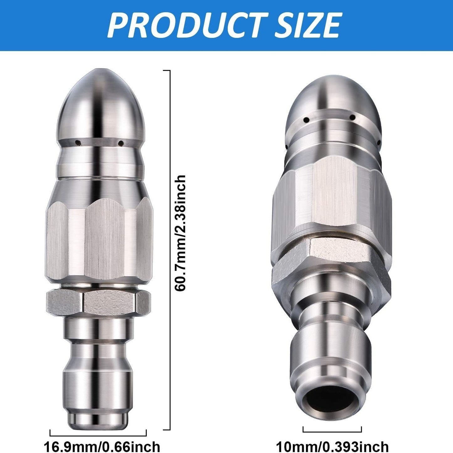 💝50% OFF💝Powerful Pipe Cleaning and Unclogging Nozzle💥