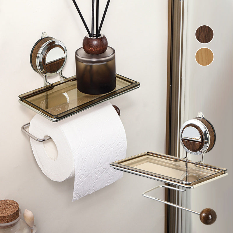 Stick Strong Suction Toilet Paper Holder – No Drilling, Holds Strong and Steady