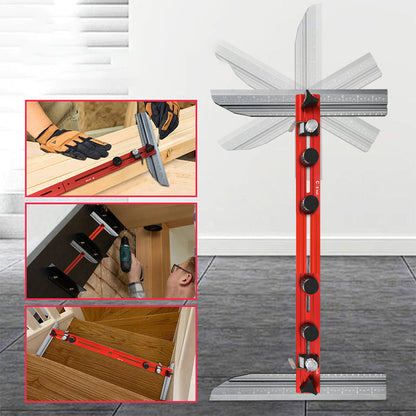 Adjustable Aluminum Alloy Stair Tread Template Tool