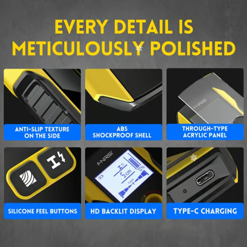🛠️ LIMITED-TIME 50% OFF! ✨ 6-in-1 Metal Detector Stud Scanner – LCD Display, Auto-Calibrate, Rechargeable 🔋