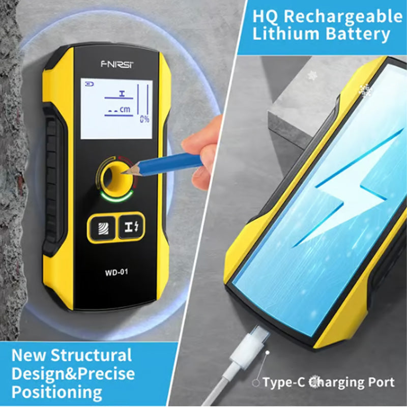 🛠️ LIMITED-TIME 50% OFF! ✨ 6-in-1 Metal Detector Stud Scanner – LCD Display, Auto-Calibrate, Rechargeable 🔋