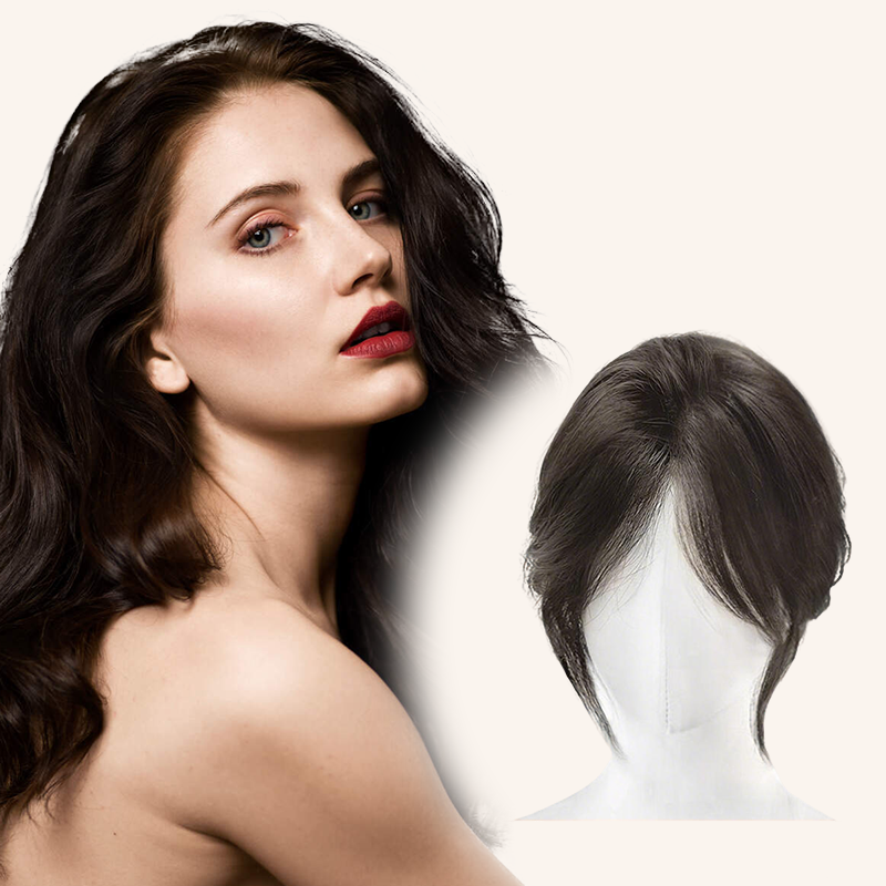 🔥Hot Sale🔥Natural Clip-on Partial Bangs Hair Piece