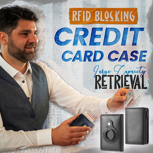 🔥2026 Hot Sale 🔥RFID Blocking Credit Card Holder (High-end Genuine Leather Quality)