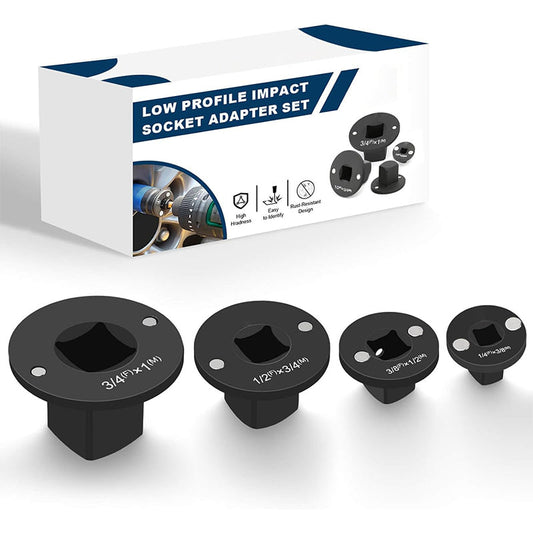 Low Profile Impact Socket Adapter Set