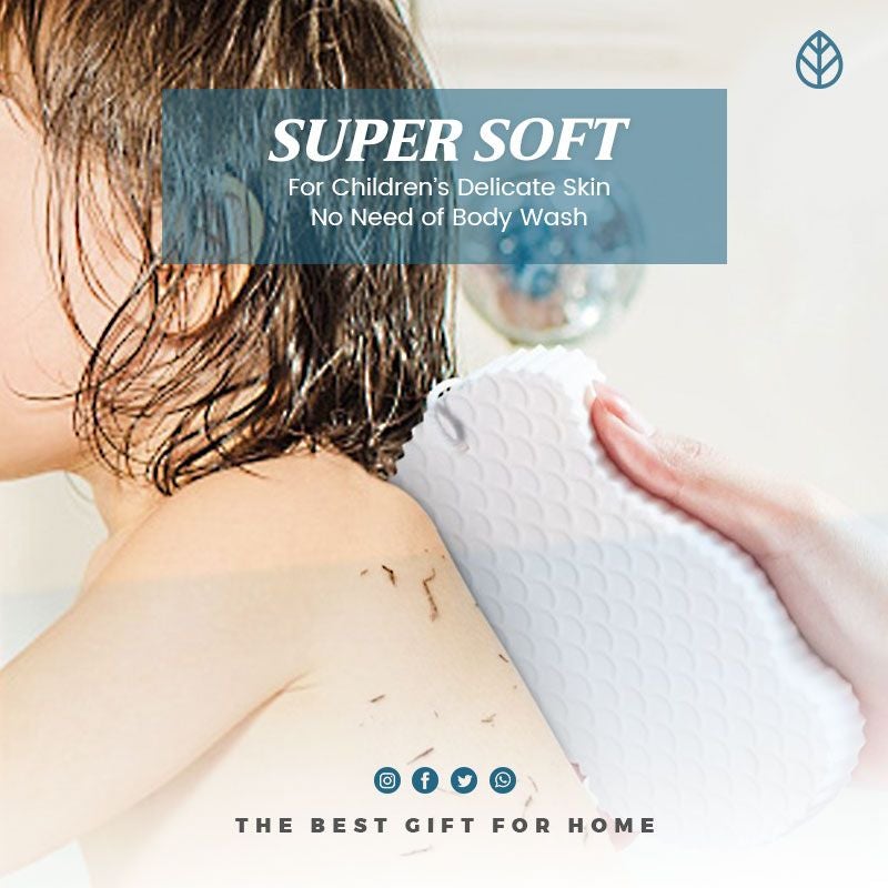 🧽✨ Super soft exfoliating bath sponge – Gentle and caring for the skin