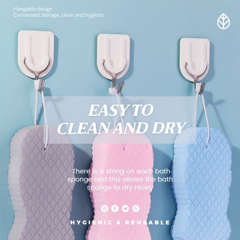 🧽✨ Super soft exfoliating bath sponge – Gentle and caring for the skin