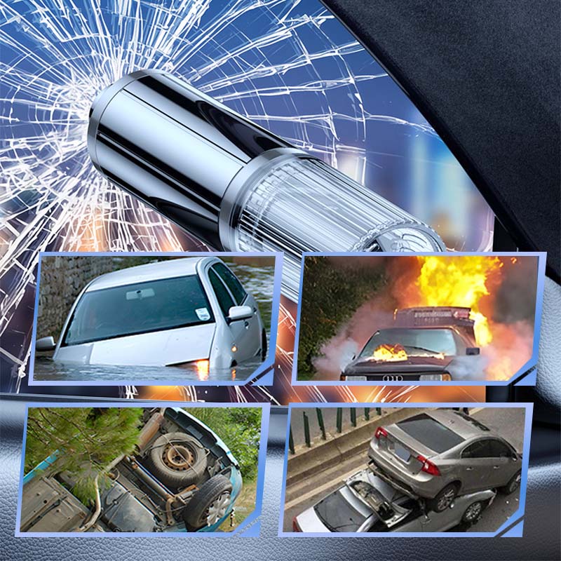 🌟 BUY 2 get 1 free 🌟Emergency Car Window Breaker Seatbelt Cutter Tool