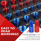 🔥44Pcs Alloy Nut and Bolt Thread Inspector, Charge-Free Thread Gauge, Metric and SAE Size Identification Tool for Inspection of Fixed Bolts or Threaded Holes