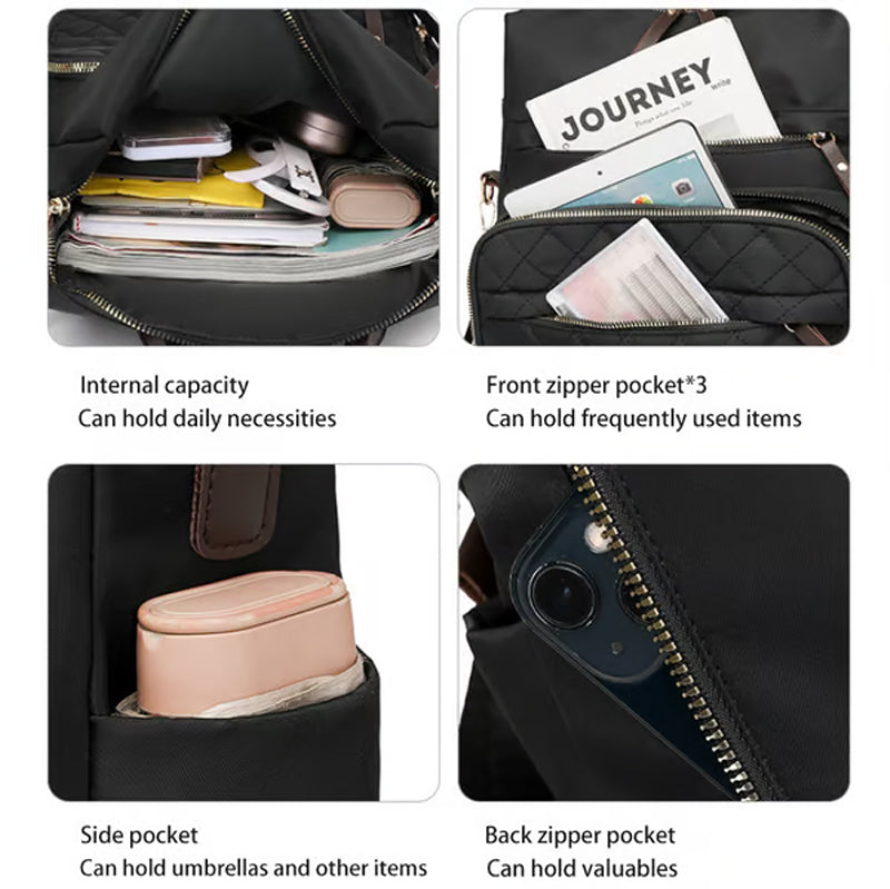 Women's Fashion Large Capacity Waterproof Travel Backpack