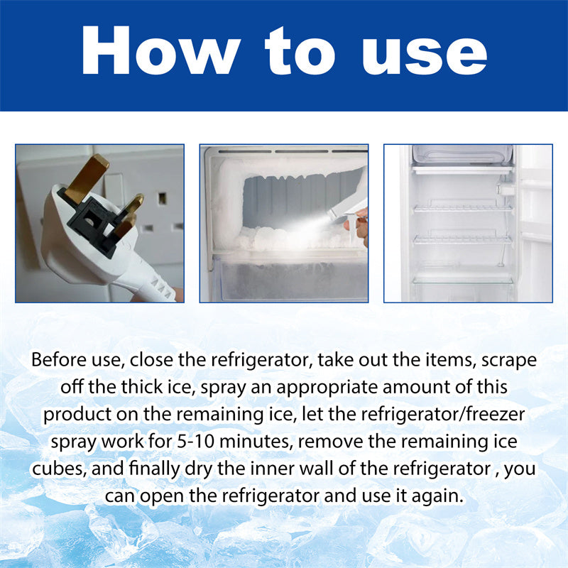 💥 Fridge Freezer De-Icer Spray