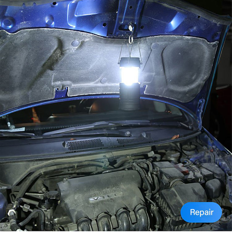 Solar Powered Retractable Camping Light