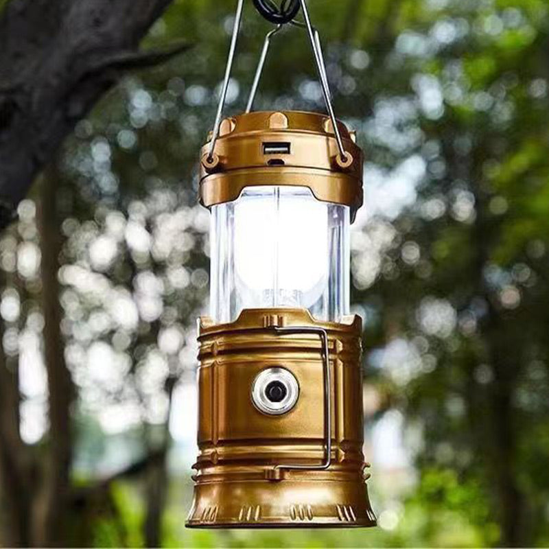 Solar Powered Retractable Camping Light