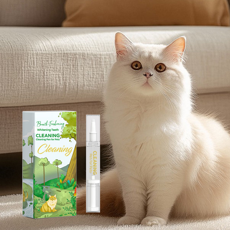 🦷✨Breath-Freshening Whitening Teeth Cleaning Pen for Pets