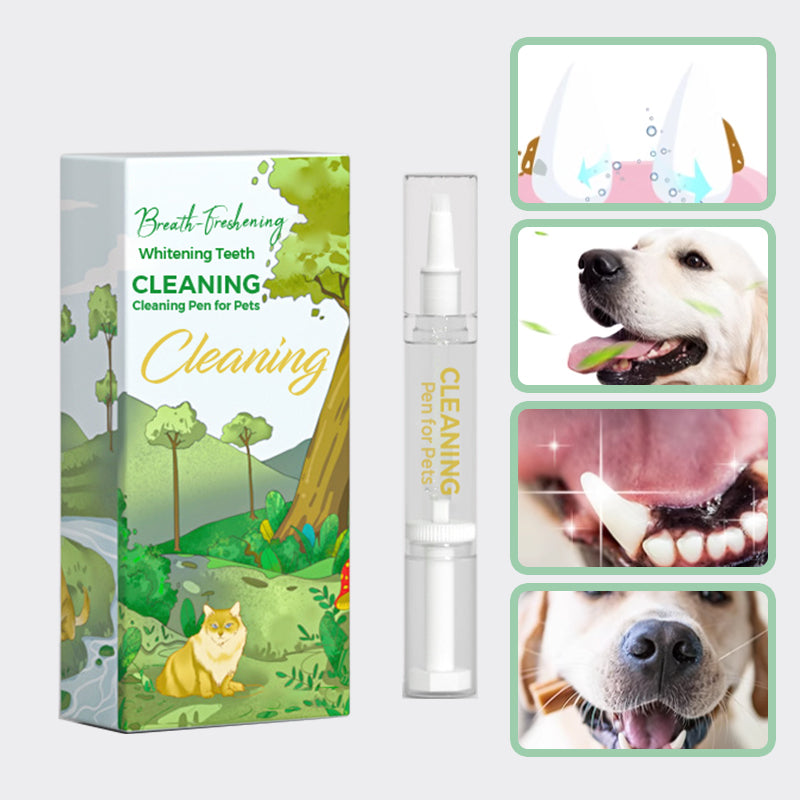 🦷✨Breath-Freshening Whitening Teeth Cleaning Pen for Pets