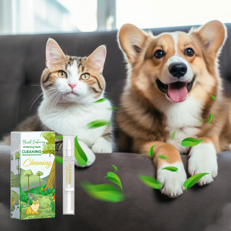 🦷✨Breath-Freshening Whitening Teeth Cleaning Pen for Pets