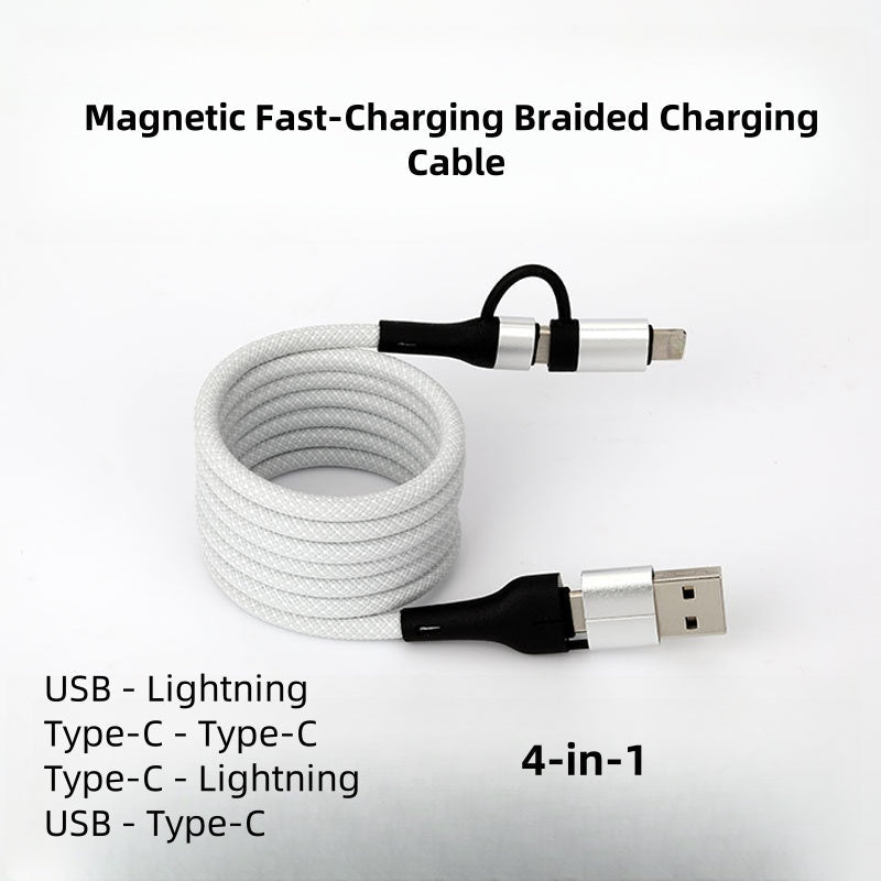 ⏳Time-limited Special⏰Multi-Compatibility Magnetic Fast-Charging Braided Charging Cable