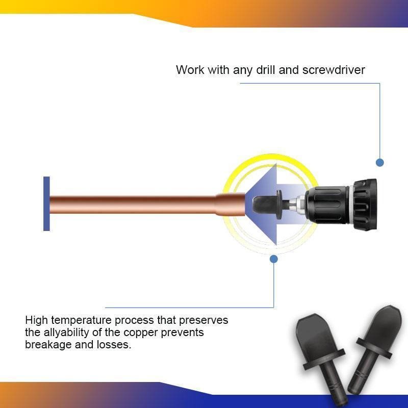 🔥Expanding copper tubes for maintenance repairs of air conditioning systems